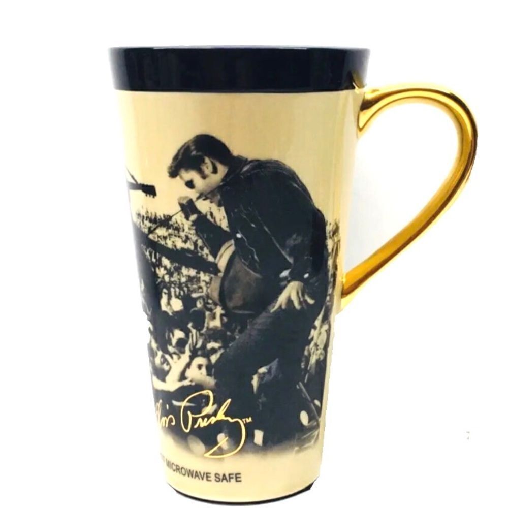 Elvis ceramic travel mug 2003